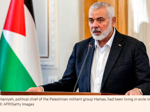 Turkey up in arms after assassination of HAMAS leader Haniyeh